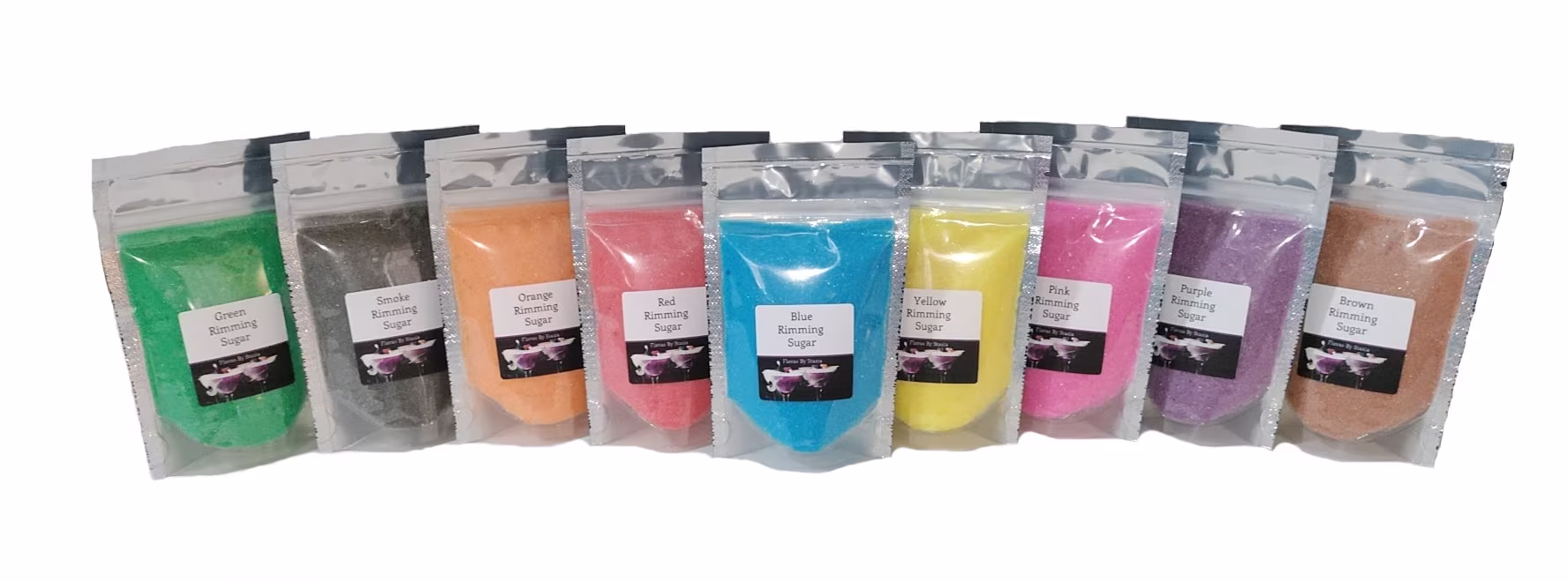 Colored Rimming Sugar Collection, Home Bar, Salt, Sugar, Cocktail Mix, Bar Mixes