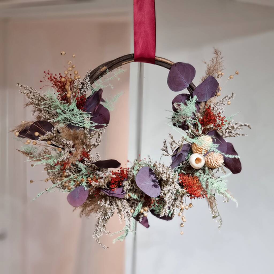 Seasonal Dried Flower Wreath
