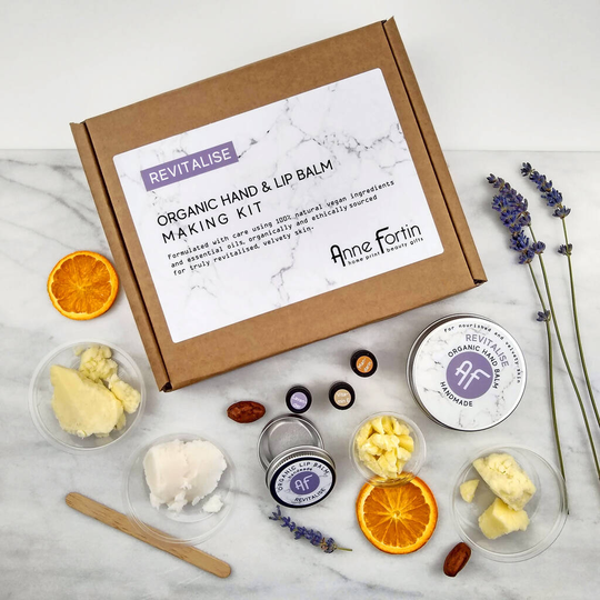 Organic Hand And Lip Balm Making Kit 'Revitalise'