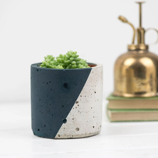 Concrete Geometric Plant Pot - Planter