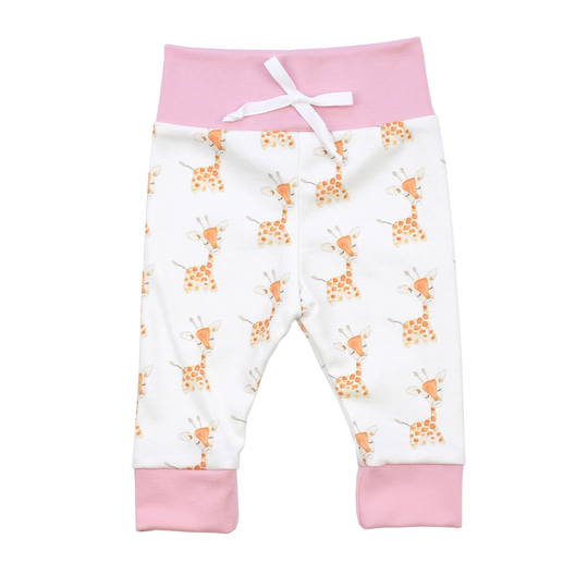 Organic Baby Girl Clothes, Giraffe Pants, Theme, Leggings, Leggings
