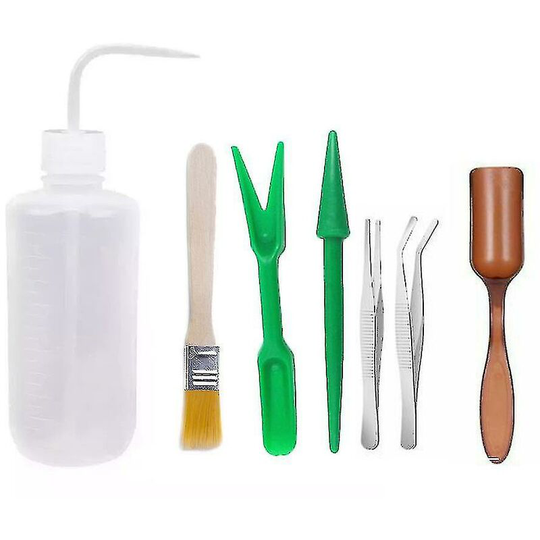 Succulent Transplant Kit Miniature Garden Planting Hand Tools (7 Pieces)