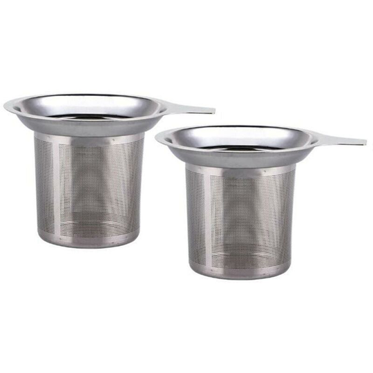 reusable stainless steel tea strainer teapot tea leaf spice filter