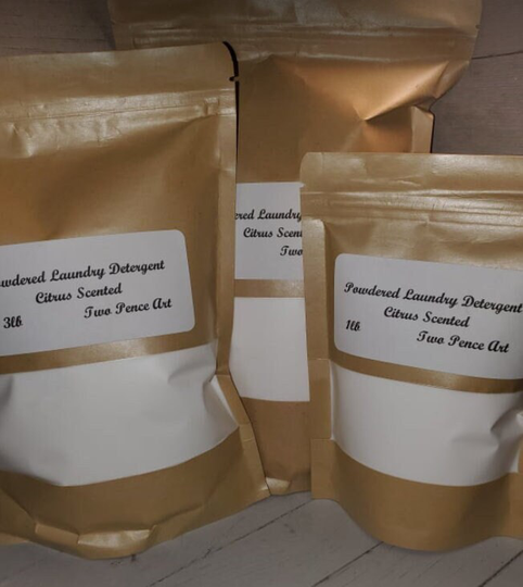Handmade Powder Laundry Detergent-Borax Free-Naturally Scented
