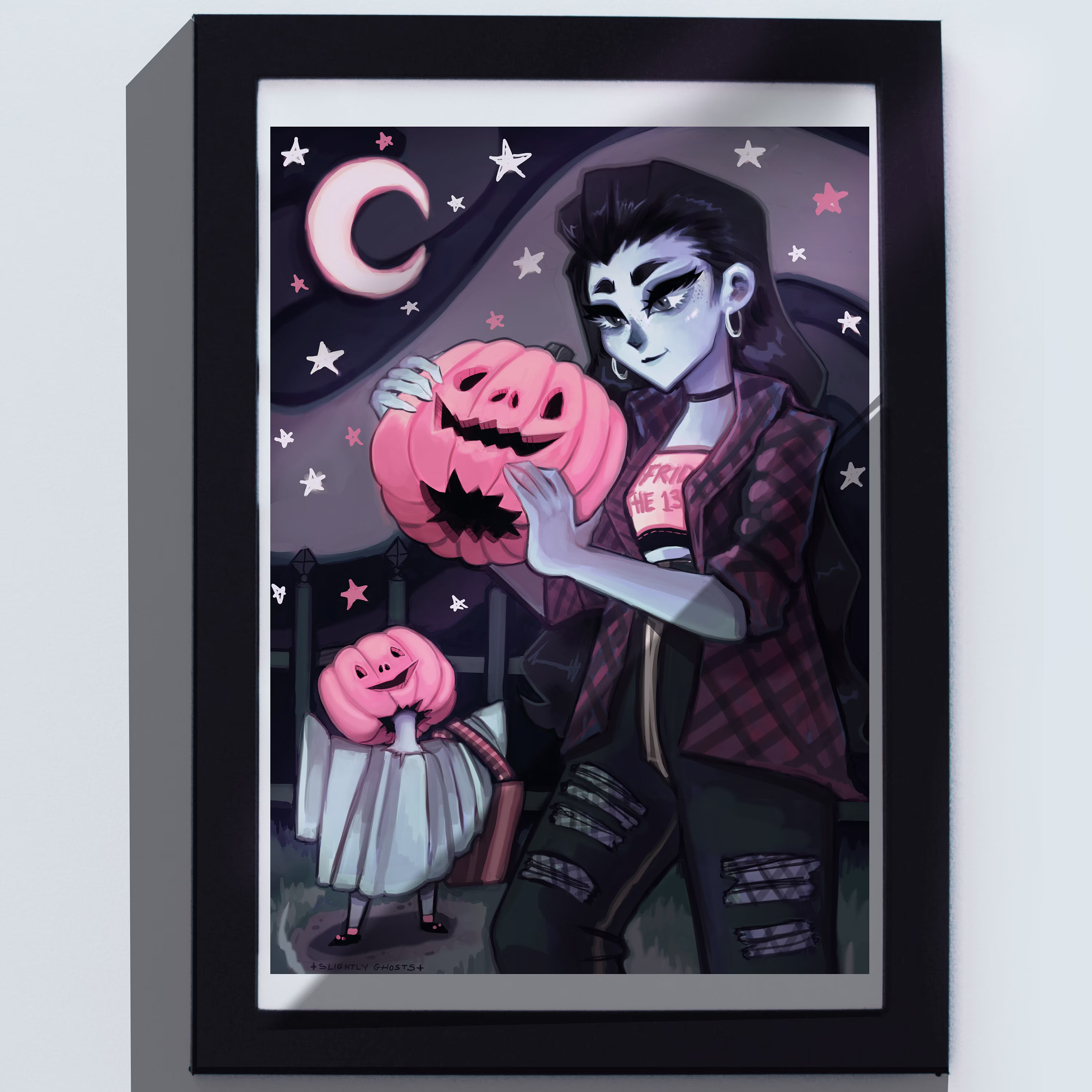 Pumpkin Season - Digital Painting Art Print