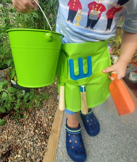 Tin Pail Buckets in 4 Colours - Childrens