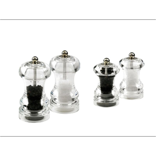Capstan Salt Mill Acylic 4.5in H14502P - Cole&mason