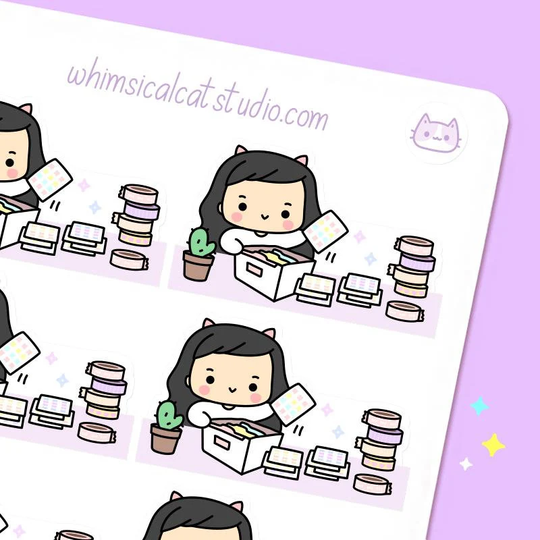 Organizing Planner Supplies Stickers For Planners/ Journals/ Bujo/ Diy Scrapbooking