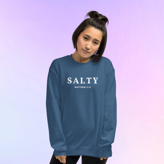 Salty Sweatshirt, Salt & Light Sweater, Christian Clothing, Apparel, Matthew 513