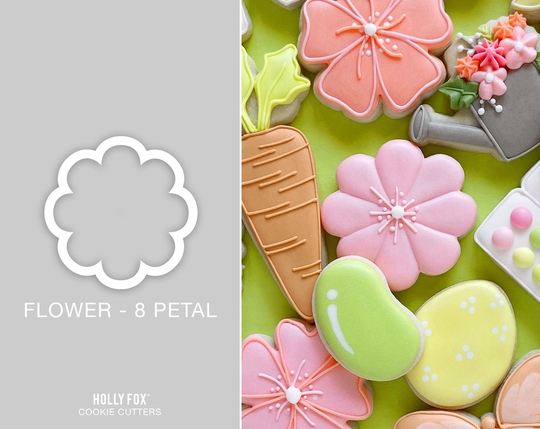 Flower - 8 Petal Cookie Cutter