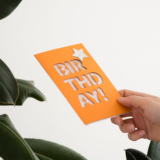 Birthday Seed Paper Card, Eco Greeting Card