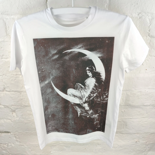 Moon Fairy | 1891 - Unisex Organic T-Shirt, Vintage Style Art T-Shirt