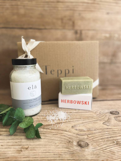 Salty Goddess - Bath Salts And Cleansing Bar Duo