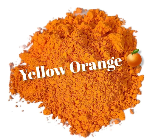 Yellow Orange Fluorescent Pigment Color For Epoxy Resin, Mica Powder