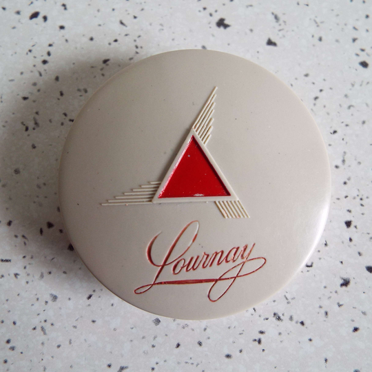 Vintage 1950's Lournay Compact Rouge Powder Colgate Palmolive Melbourne Sydney Make-Up Pot Vanity Item Unused Condition