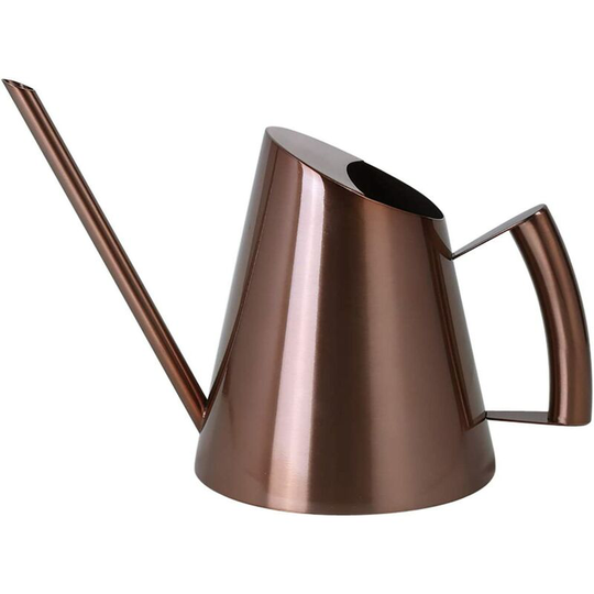 Stainless Steel Watering Can with Long Narrow Nozzle , Garden Plants Flower Tool , ideal for Home, Garden, Balcony, Office, Bonsai, etc (400ml,