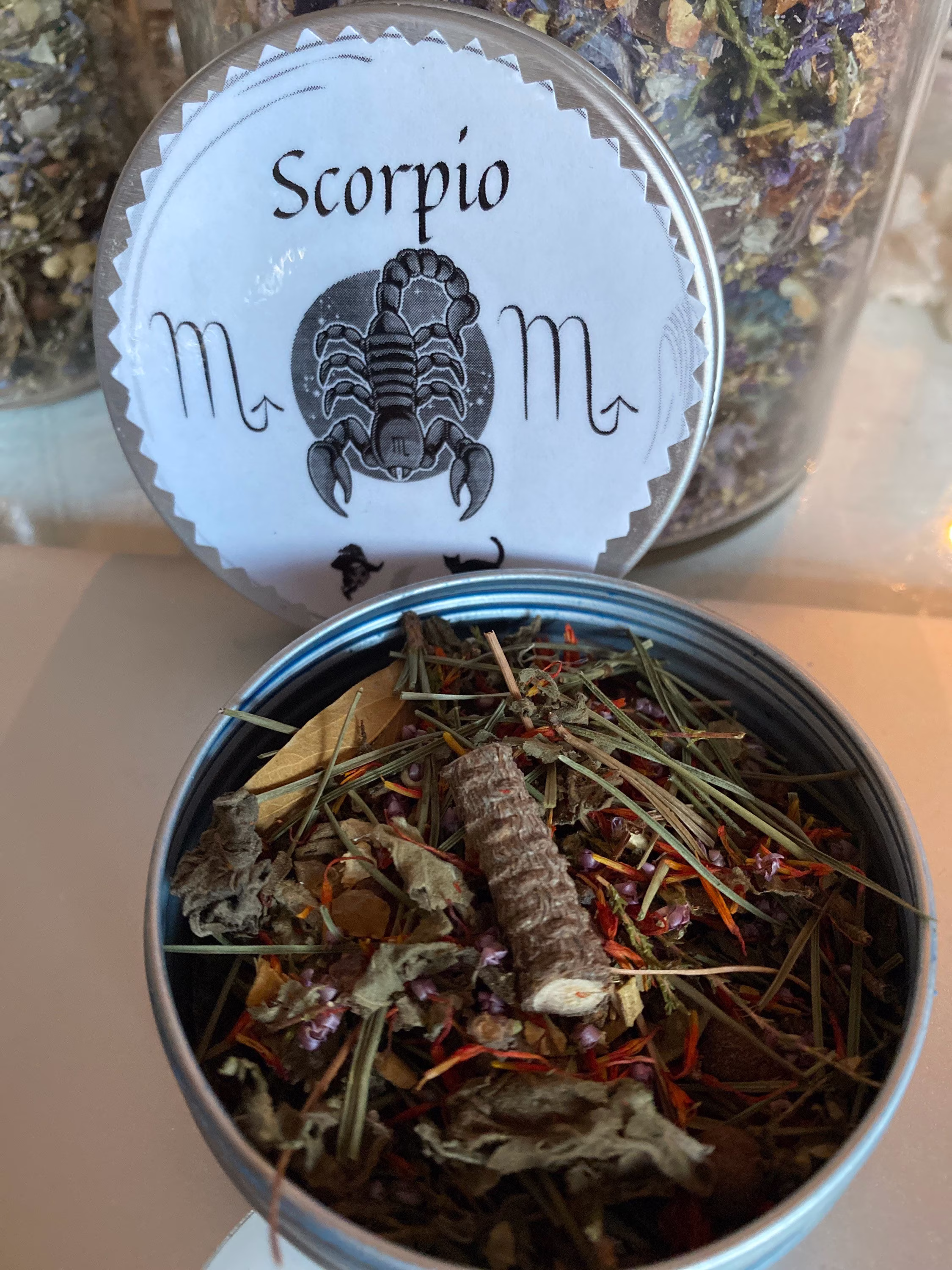 Loose Incense For The Astrological Sign Of Scorpio