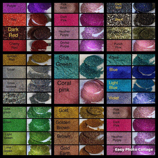 Holographic Gradient Sparkly Dust Glitter Powder, Dazzling Superholo Nail Shinning Cosmetic
