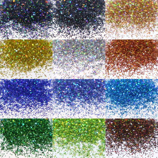 10G Holographic Glitter Dust Powder Pigment Craft Resin Slime Nail Supplies