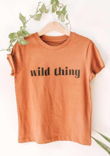 Wild Thing Shirt| Kids T Organic Cotton Shirt| Boho| Adventure| Boho Shirt