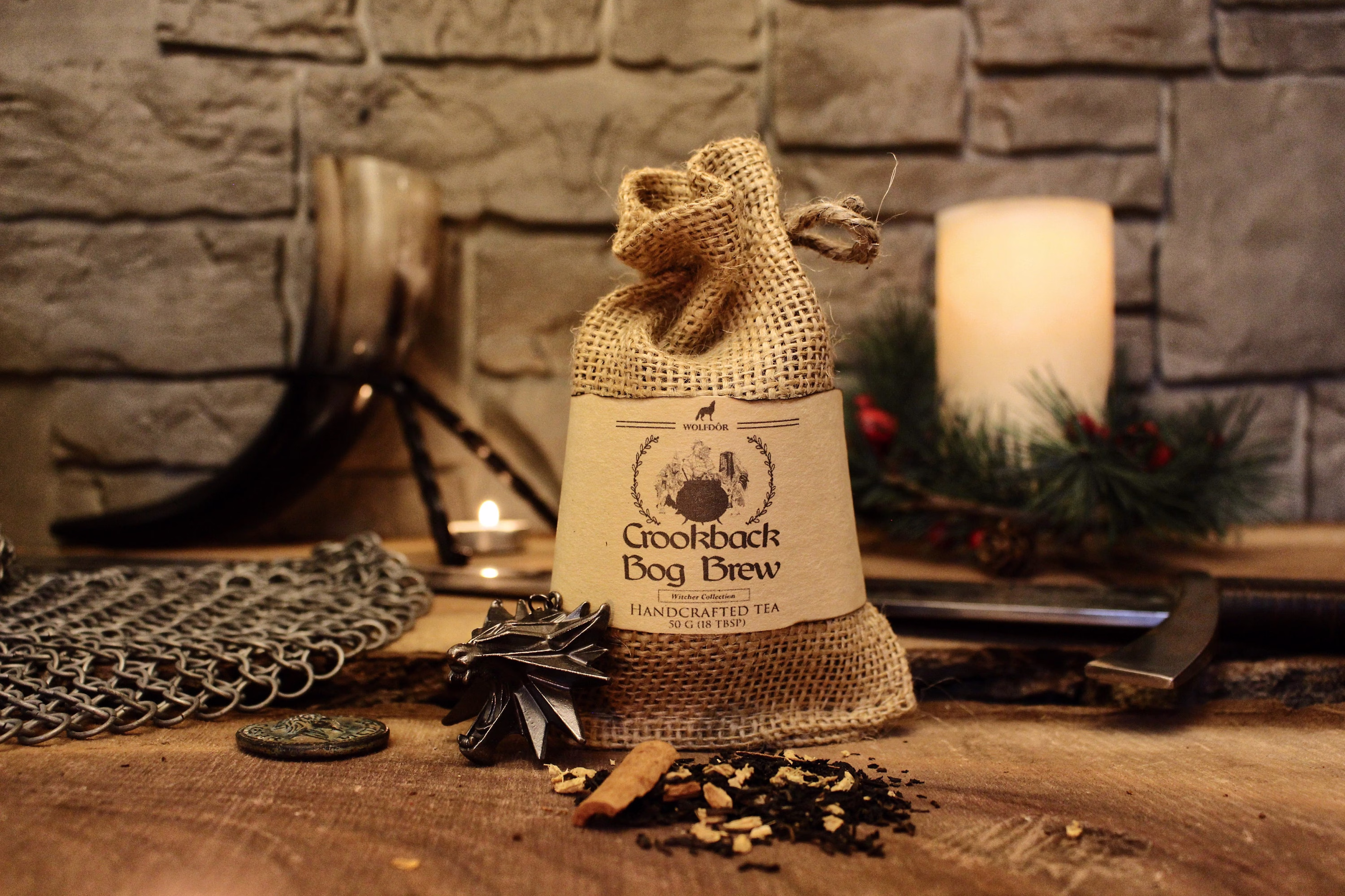 Brew Of The Crookback Bog - Cinnamon Allspice Chai Tea Gaming, Fantasy, Witch, Medieval, Rpg Inspired