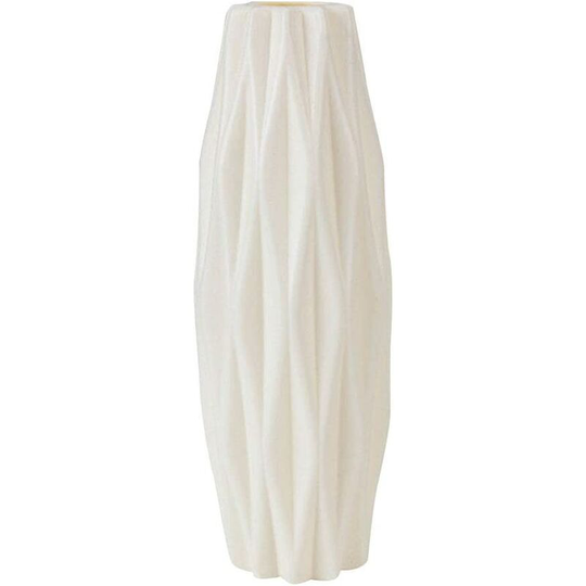 Flower Plant Pots,Plastic Shatter-Proof Flower Pot Vase Study Room Hallway Home Wedding Decoration Modern Vase for Office White1