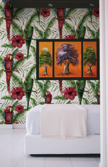 Parrot | Removable Wallpaper Peel & Stick #95Ac