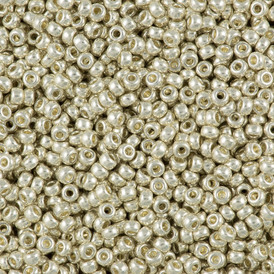 Miyuki Seed Beads 6/0 Galvanized Silver, 1051(0181
