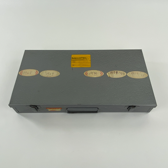 Atco Metal 35mm Slide Storage Box, Stamp Organizer, Coin Storage, 1960S
