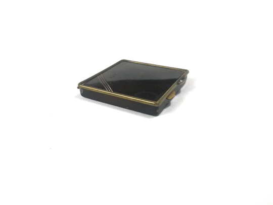 Antique Makeup France - Lady's Powder Compact Square Purse Personal Care Gifts Accessories Vintage Beauty And
