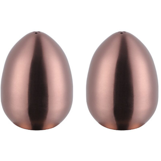 Fvbjd - Stainless steel egg seasoning jar kitchen salt and pepper shaker with three holes Rose gold