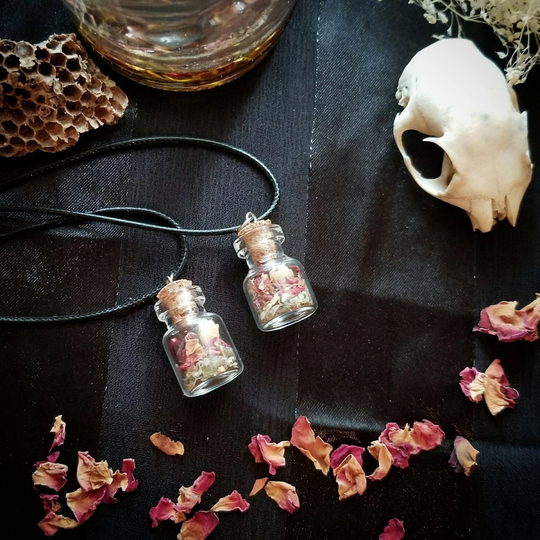 Love Bonding Spell Necklace Set | Bottle Jewelry