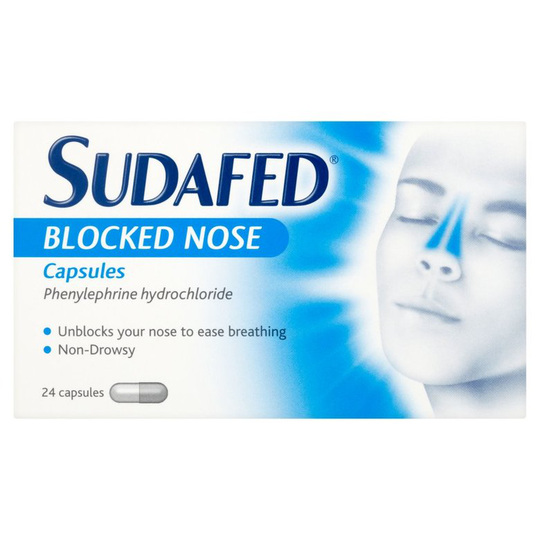 Sudafed Blocked Nose Capsules 24