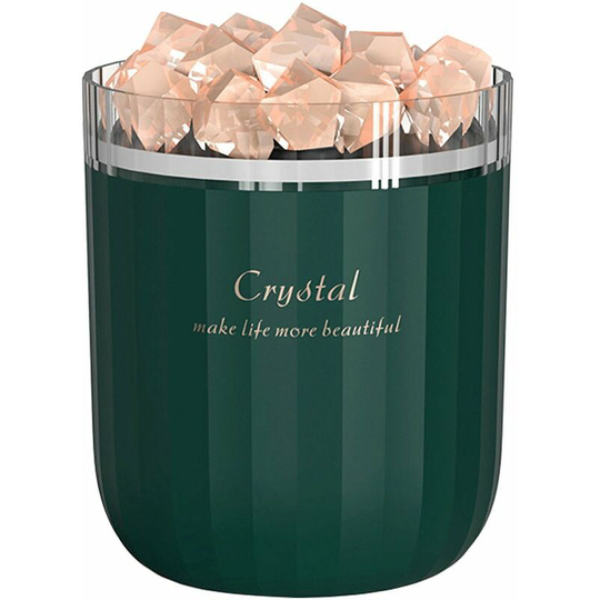 Bearsu - Crystal Salt Stone Humidifier Colorful Light Mist Humidifier Portable Quiet usb Essential Oil Diffuser Humidifier, Green - Green