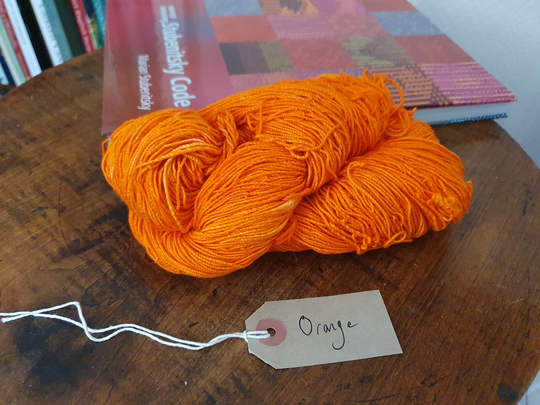 Chromatic Cotton Orange Dyed Organic Yarn - 3 Weights