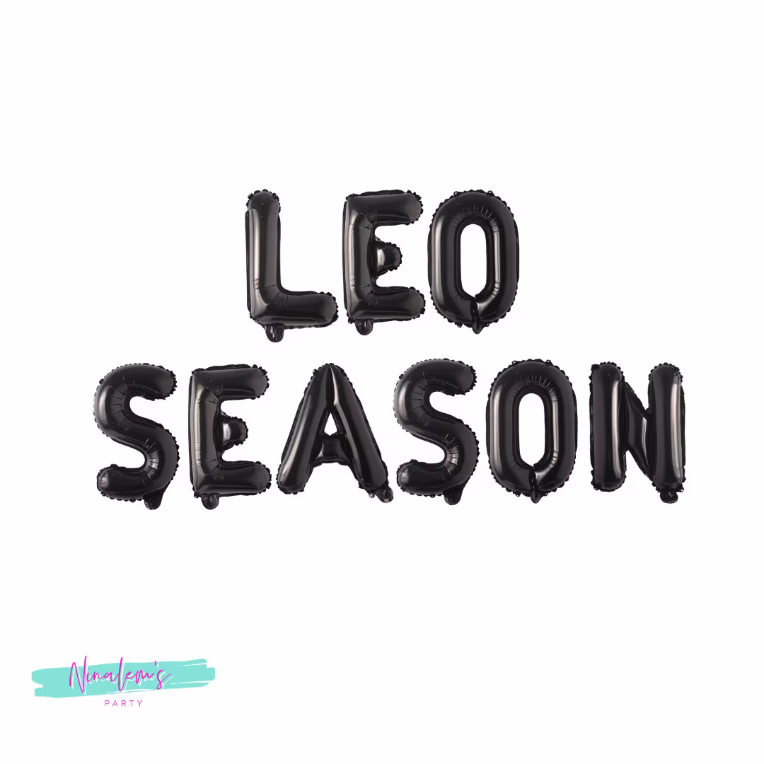 21st Birthday Decorations, Leo Season Balloon Banner, Party Decor, 25Th, 30Th, 18Th