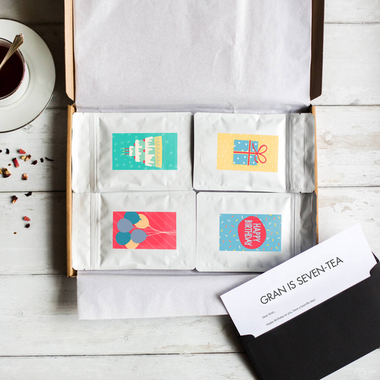 70th Birthday Loose Leaf Tea Gift Personalised