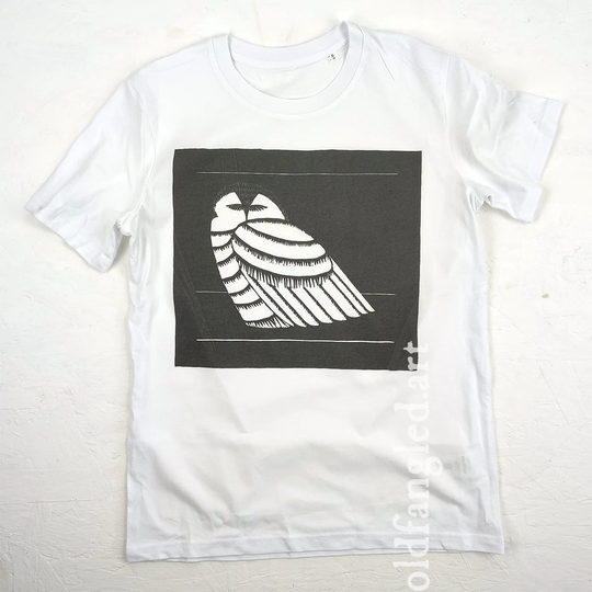 Snowy Owl | 1927 - Unisex Organic T-Shirt, Vintage Style Art T-Shirt