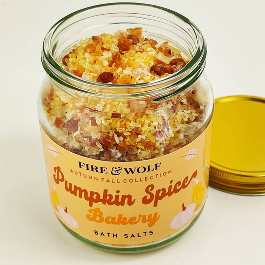 Pumpkin Spice Bakery Autumn Bath Salts