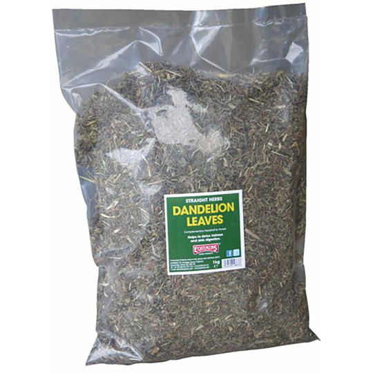 Equimins - Straight Herbs Dandelion Leaves - 1 Kg Bag - 887