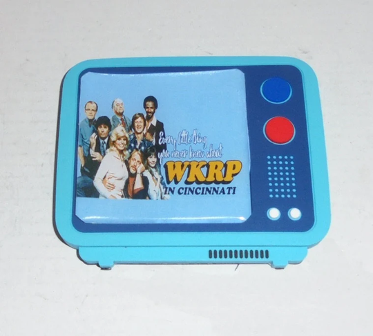 Vintage Classic Tv Wkrp Fridge Door Magnet Comedy Series Radio Station Less Herb Programming Advertising Specialty
