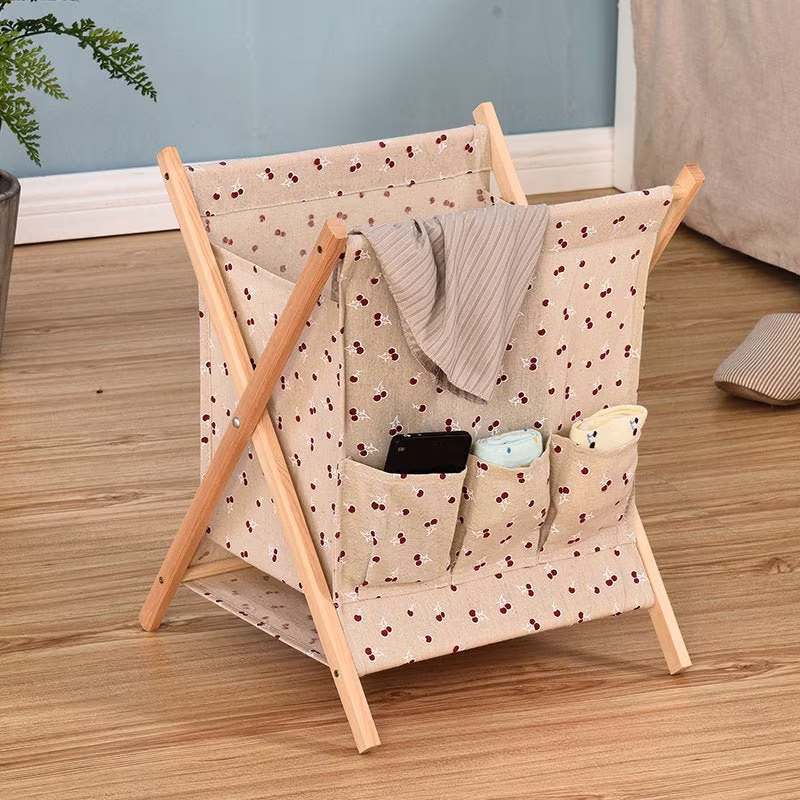 Wooden Handmade Cloth Folding Solid Wood Dirty Clothes Storage Baskets| Dirty Clothes Storage Basket, Home Laundry Toy Organizer