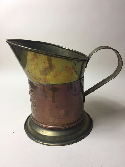 A Gorgeous Vintage Solid Copper/Brass/ Coal Scuttle/Umbrella Stand, Made in France