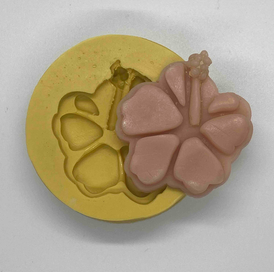 Hibiscus Flower Pendant/Earring Flexible Mold