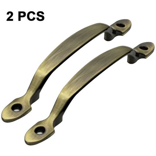 Ilovemilan - 2 Pcs 158mm Pulls Door Pull Handle Metal Kitchen Cabinets Furniture Wardrobe Medicine Handle In Door Hardware Green Bronze