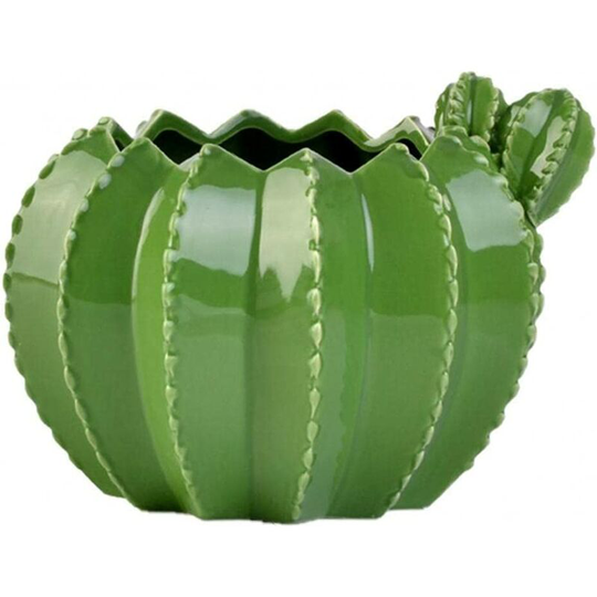 Small flower pot mini cactus shape ceramic flower pot small succulent flower pot indoor garden decoration green delicate life, small
