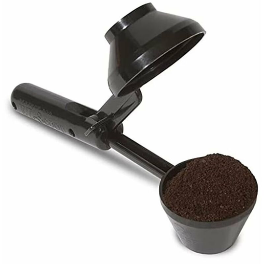 Betterlifegb - EZ-Scoop Coffee Scooper & Funnel for Reusable k Cup Refillable Coffee Pods, 2 Tablespoon Capacity