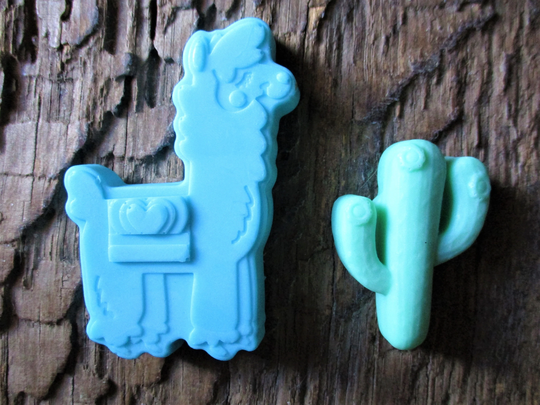 Desert Llama & Cactus Organic Soap Favor Birthday, Baby Shower, Bridal Shower