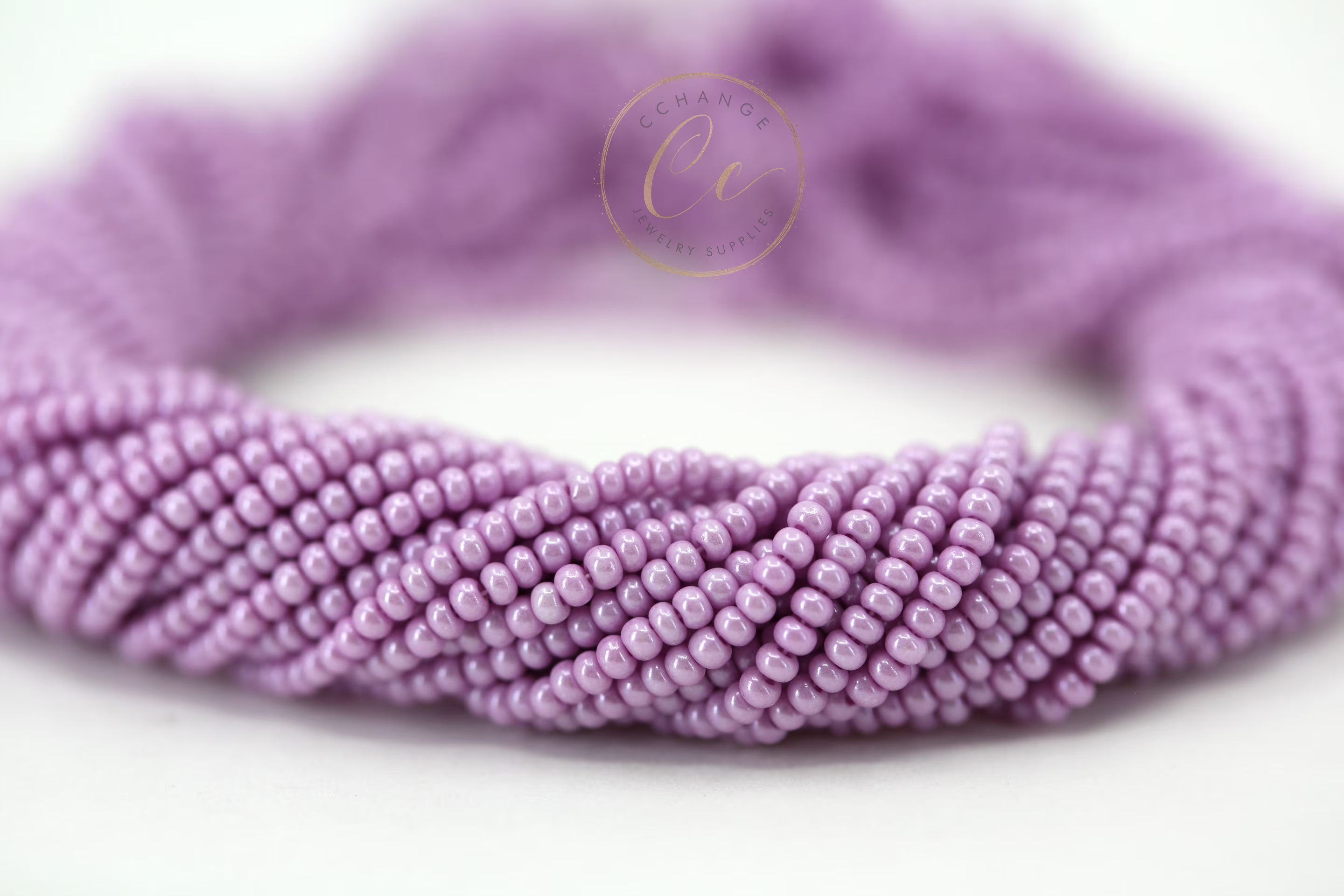 Periwinkle Seed Beads, 11/0 | 2.2mm Czech Beads 1 Full Hank/Gsb11-P05