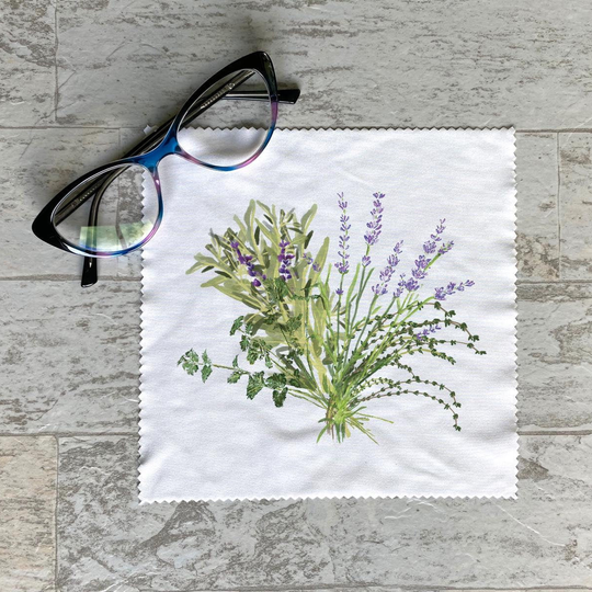 Herbs Bouquet Eyeglass Cleaner Lens Cloth/Phone Eyewear Cloth Microfiber Cleaning